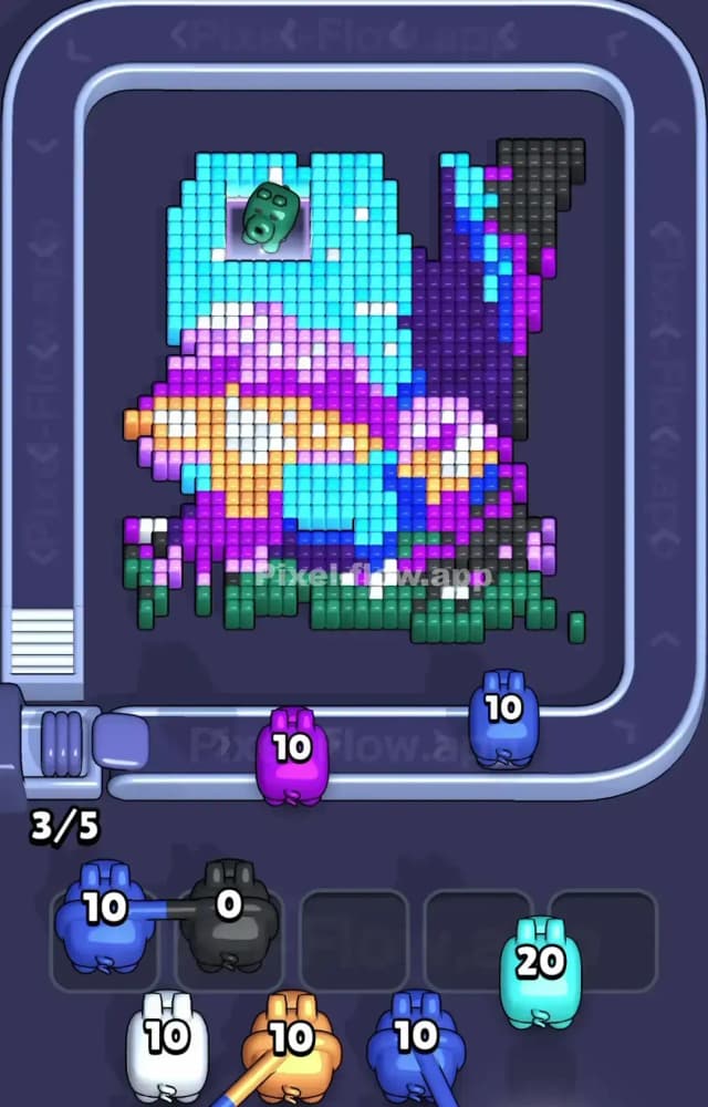 Pixel Flow Level 1343 Solution 1