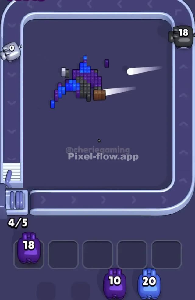 Pixel Flow Level 1641 Solution 3