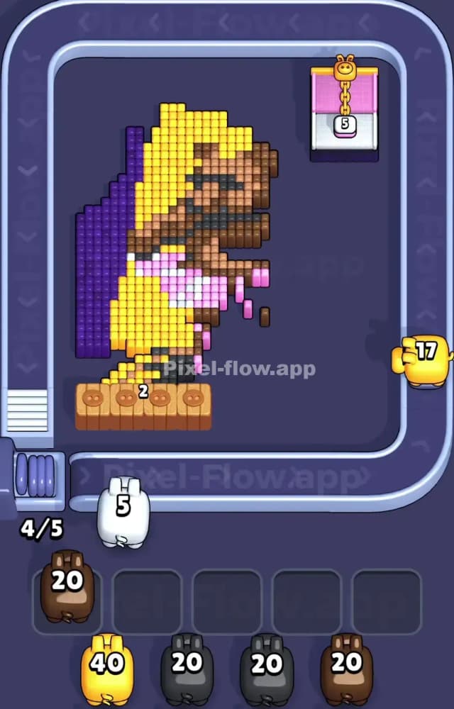 Pixel Flow Level 1091 Solution 2