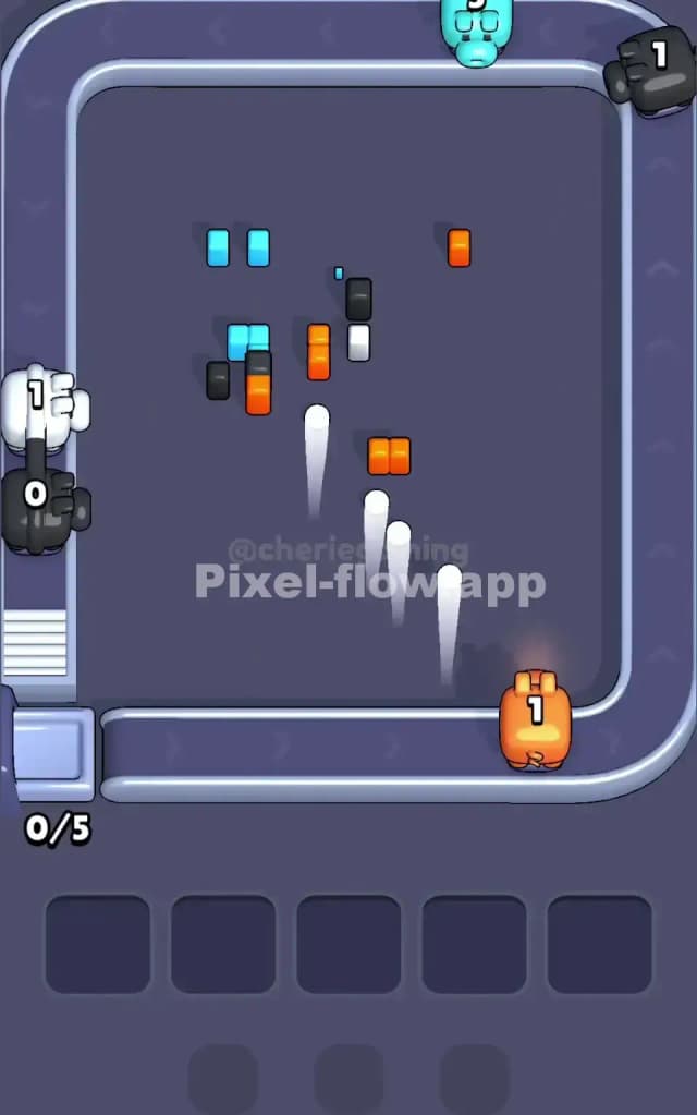 Pixel Flow Level 60 Solution 3