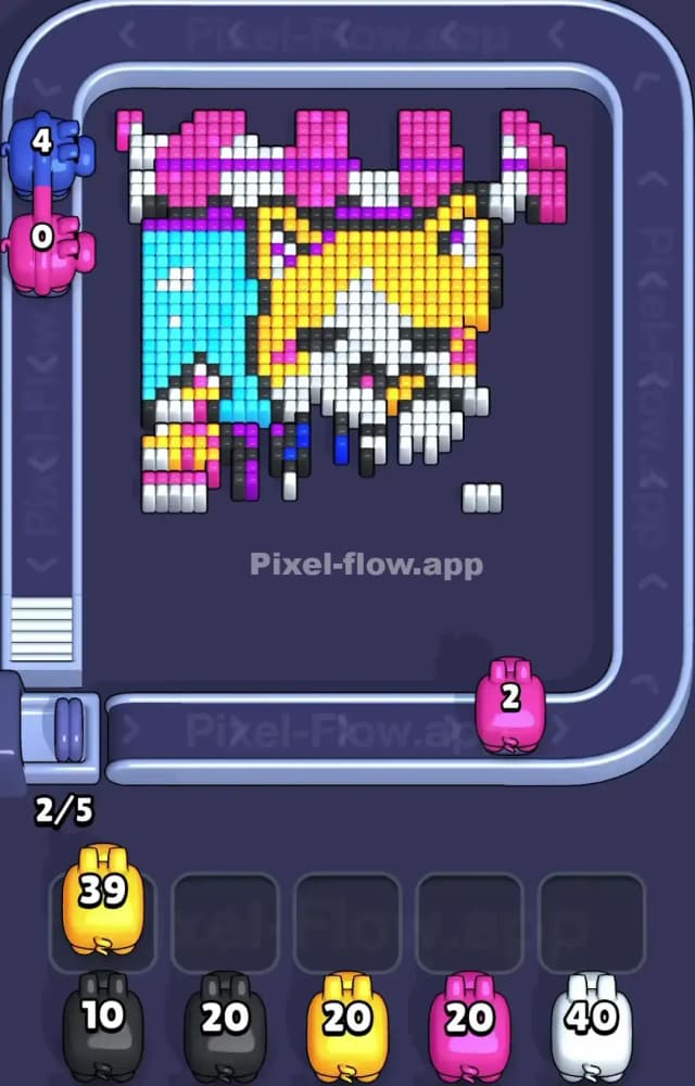 Pixel Flow Level 1466 Solution 2