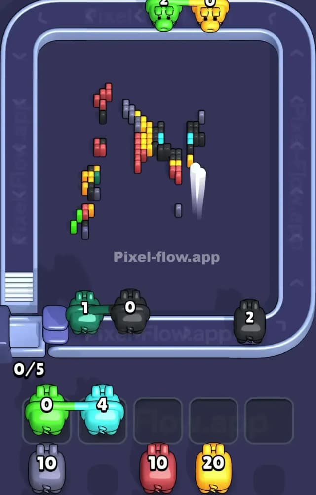 Pixel Flow Level 1577 Solution 3