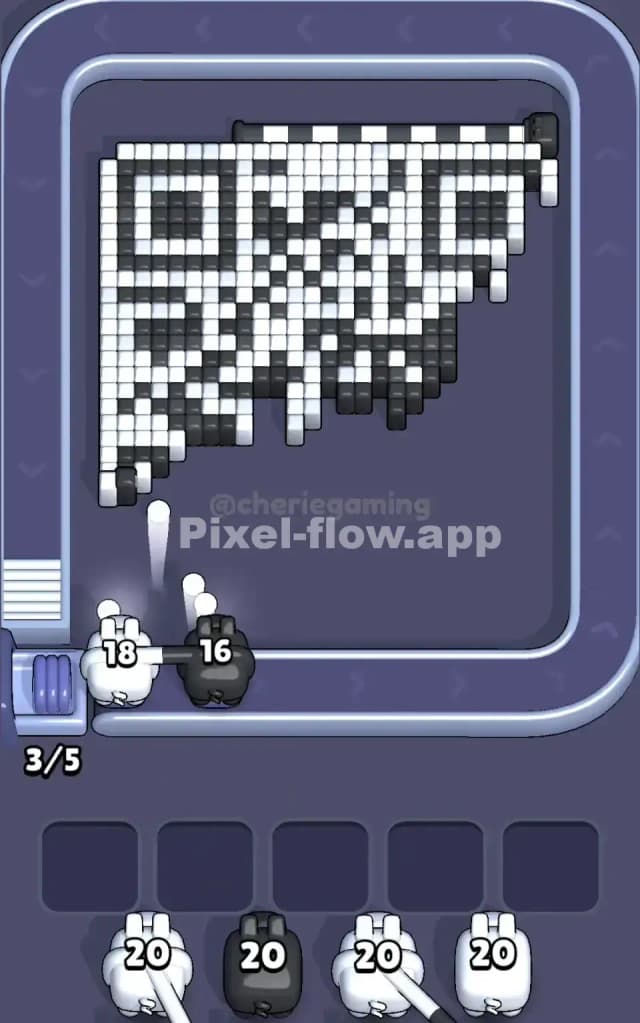 Pixel Flow Level 103 Solution 2