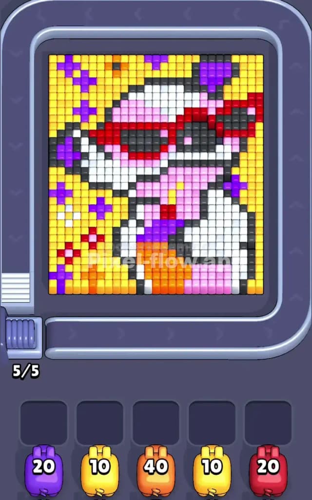 Pixel Flow Level 133 Gameplay
