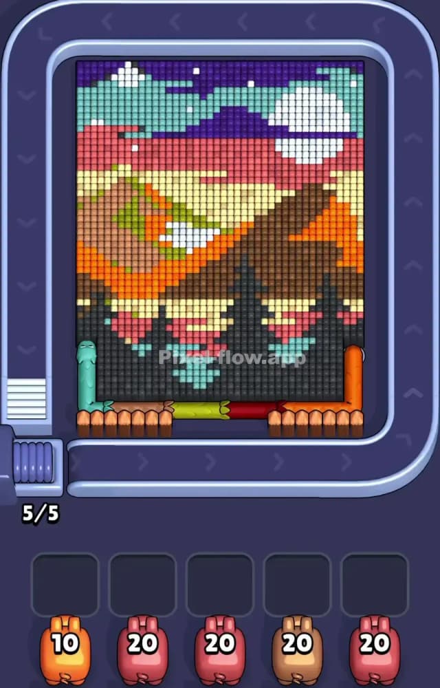 Pixel Flow Level 1165 Gameplay