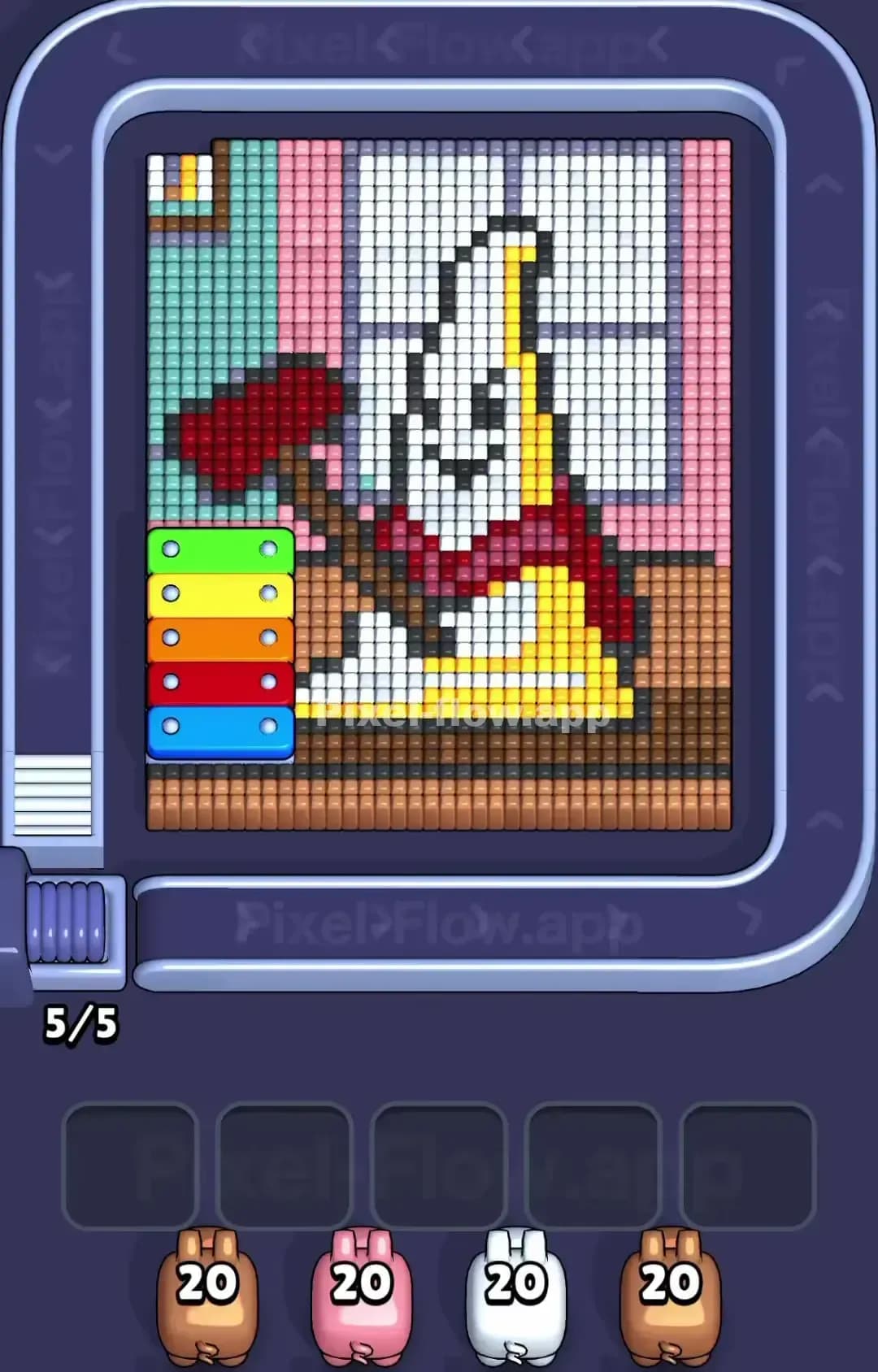 Pixel Flow Level 1476 Screenshot