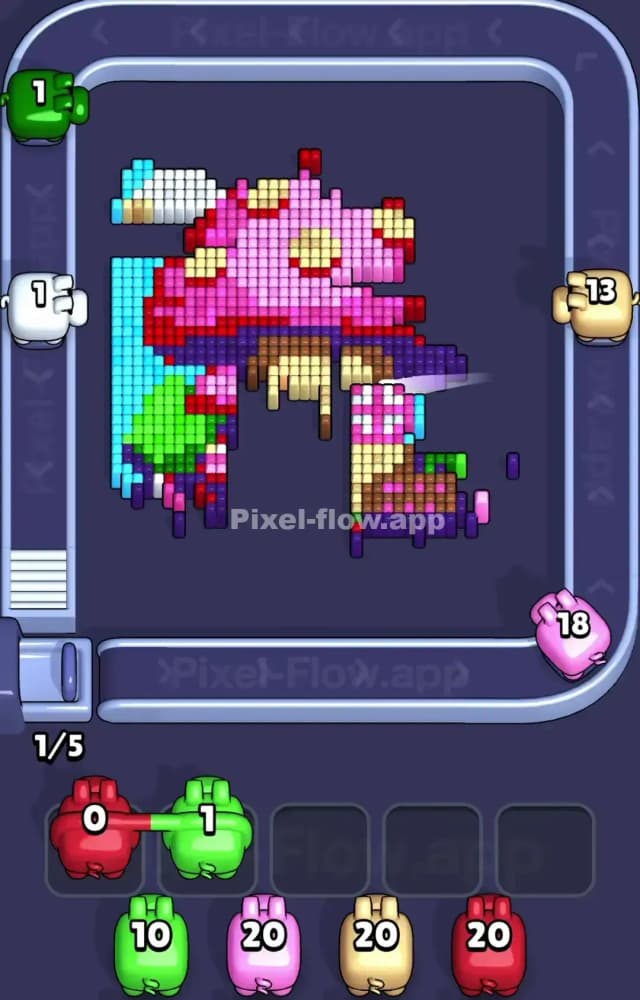 Pixel Flow Level 1398 Solution 2