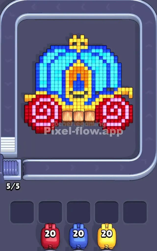 Pixel Flow Level 166 Gameplay