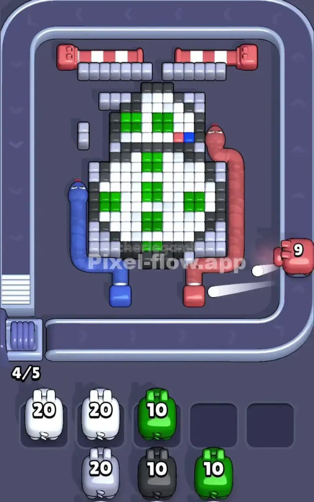 Pixel Flow Level 131 Solution 1