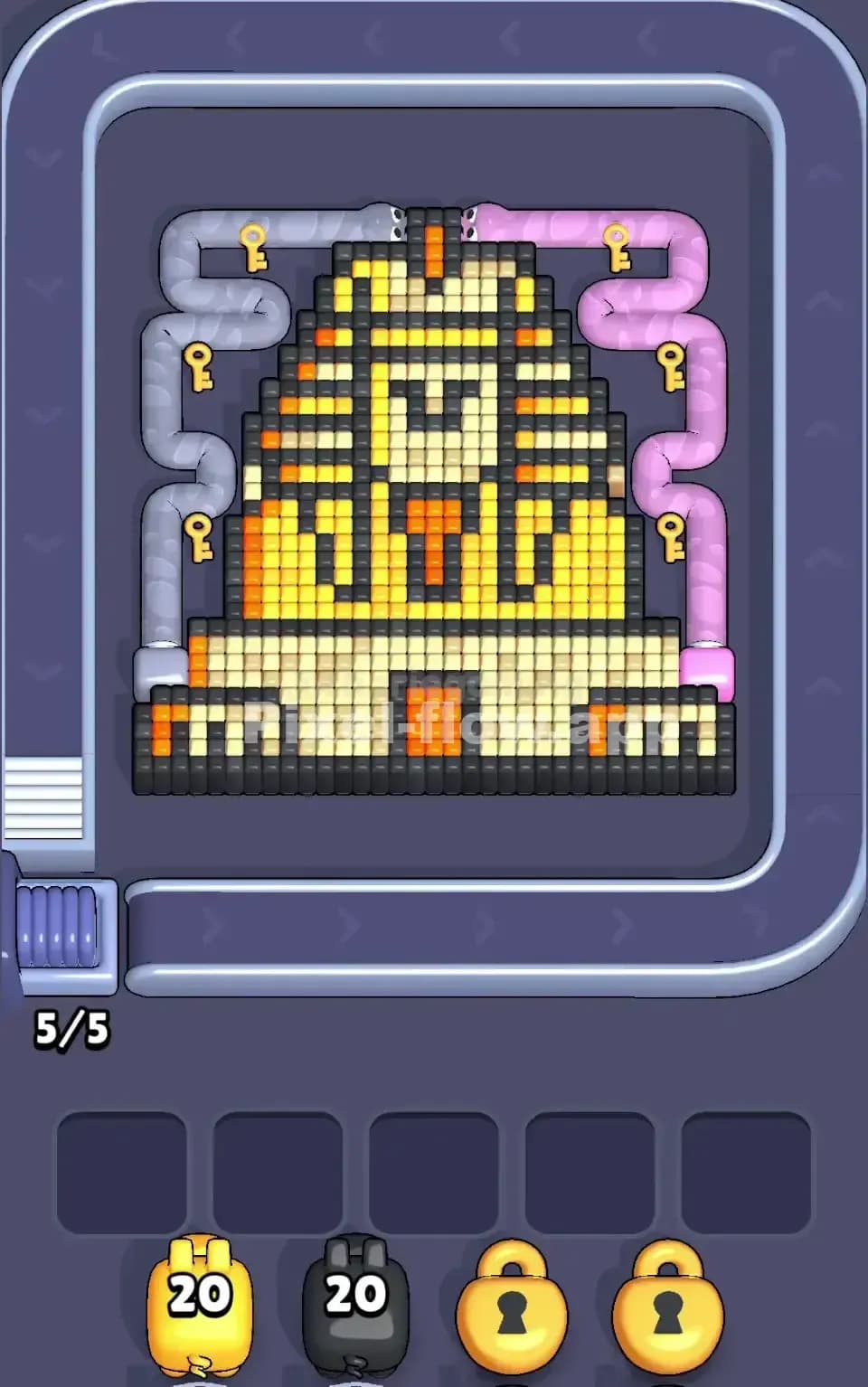 Pixel Flow Level 206 Screenshot