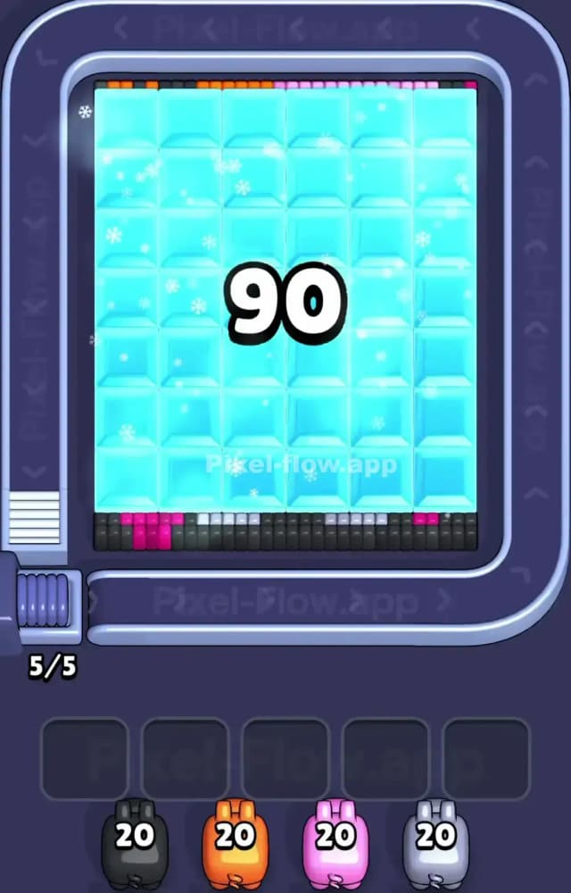 Pixel Flow Level 1489 Gameplay