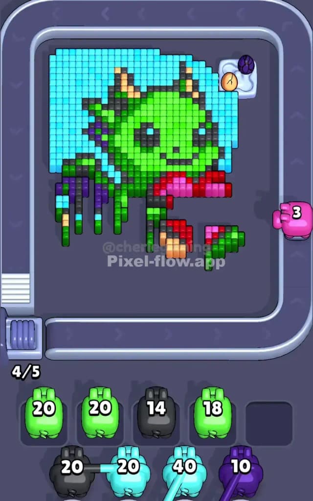 Pixel Flow Level 763 Solution 2