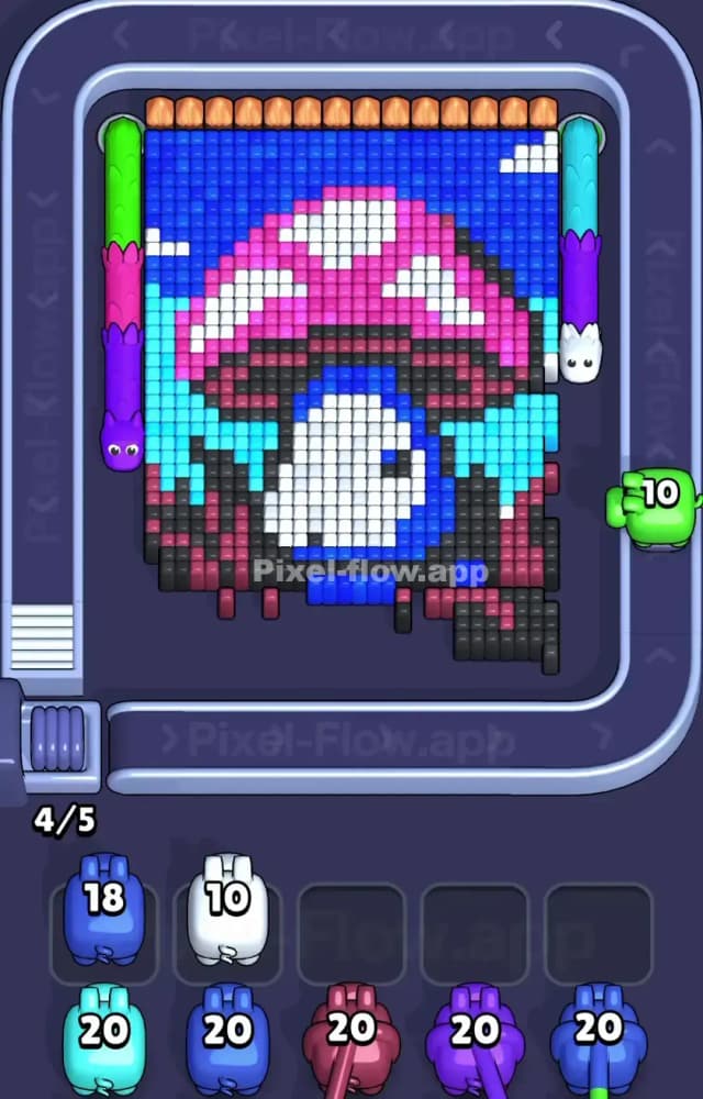 Pixel Flow Level 1135 Solution 1