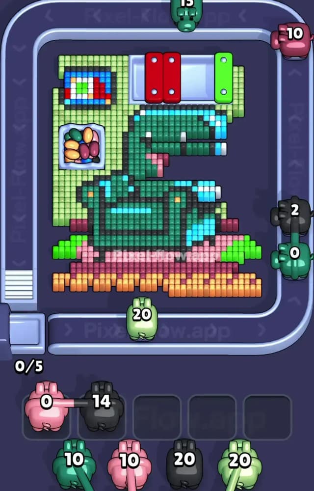Pixel Flow Level 1576 Solution 1