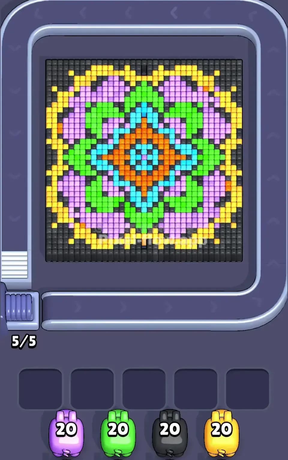 Pixel Flow Level 386 Screenshot