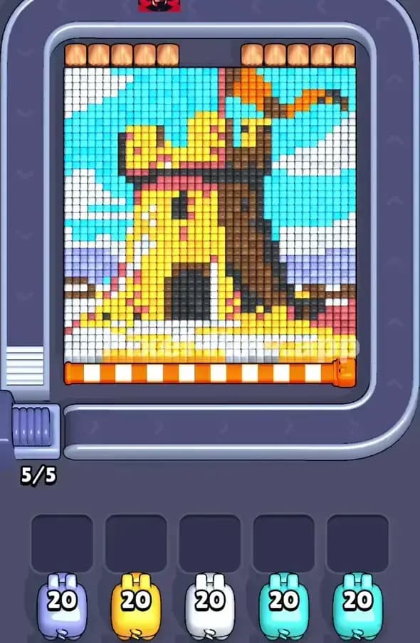 Pixel Flow Level 335 Gameplay