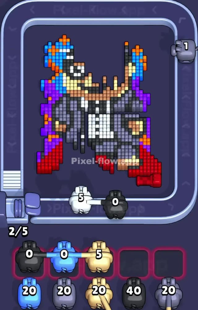 Pixel Flow Level 1209 Solution 2