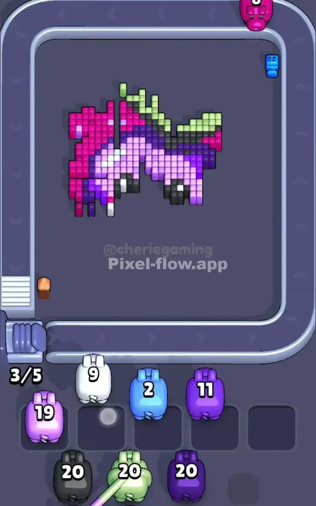 Pixel Flow Level 648 Solution 3