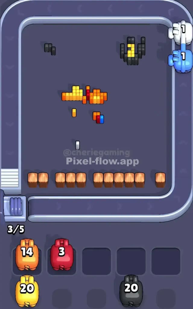 Pixel Flow Level 651 Solution 3
