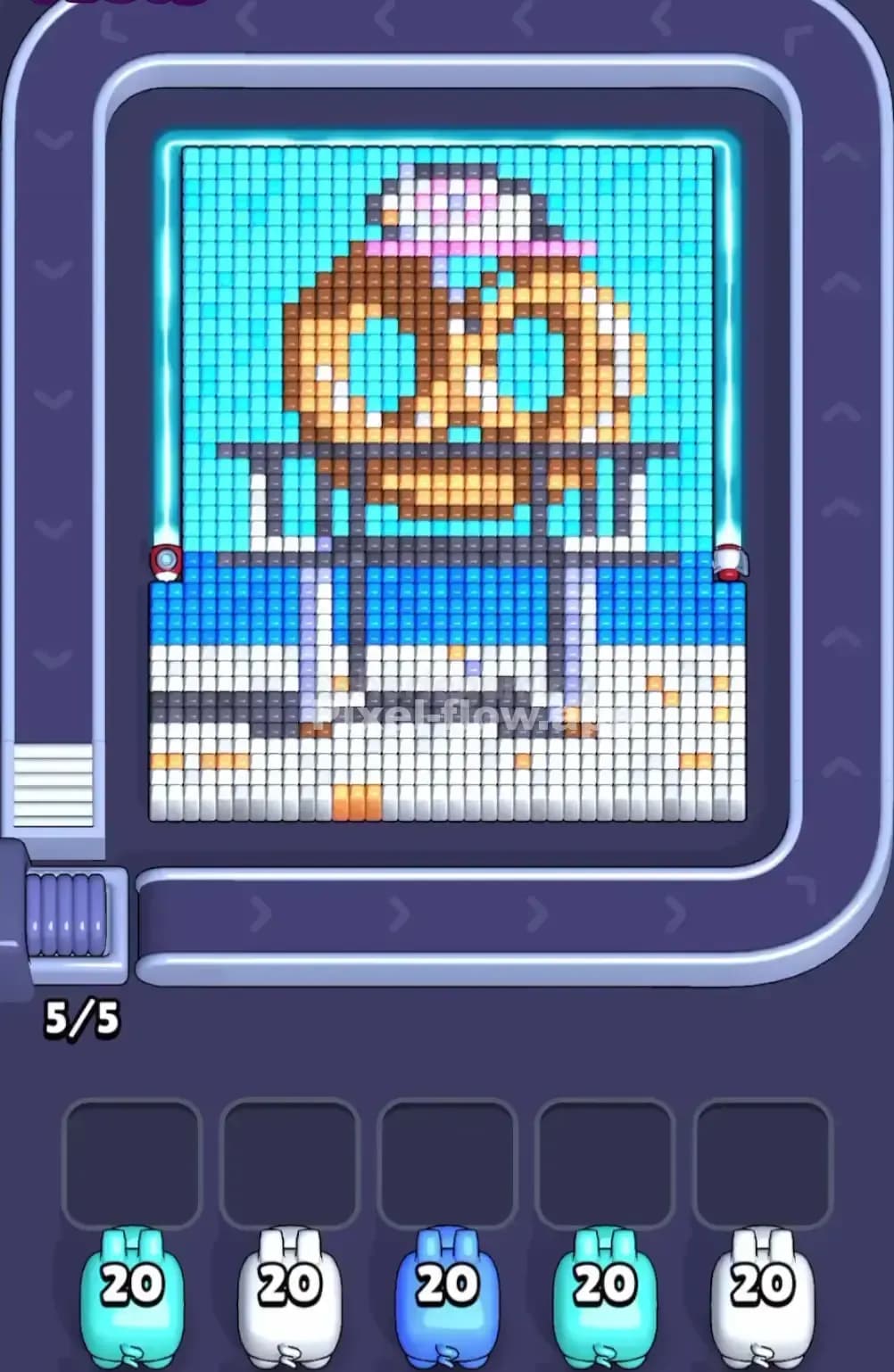 Pixel Flow Level 1696 Screenshot