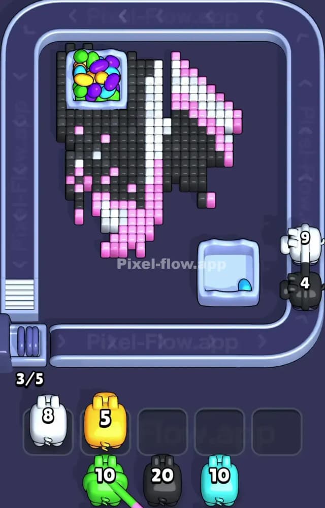 Pixel Flow Level 1202 Solution 1