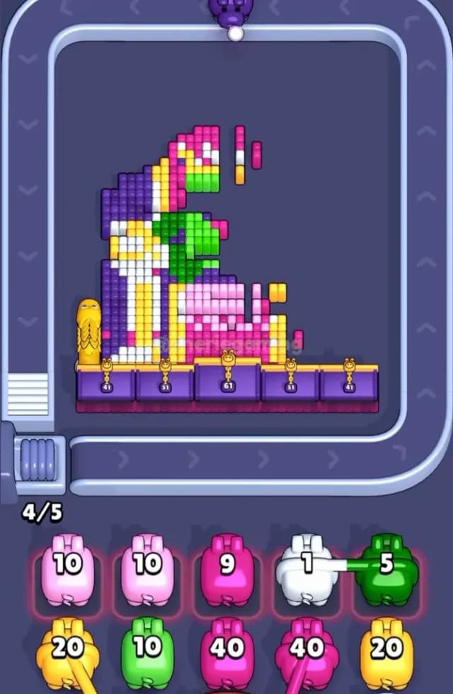 Pixel Flow Level 1729 Solution 2
