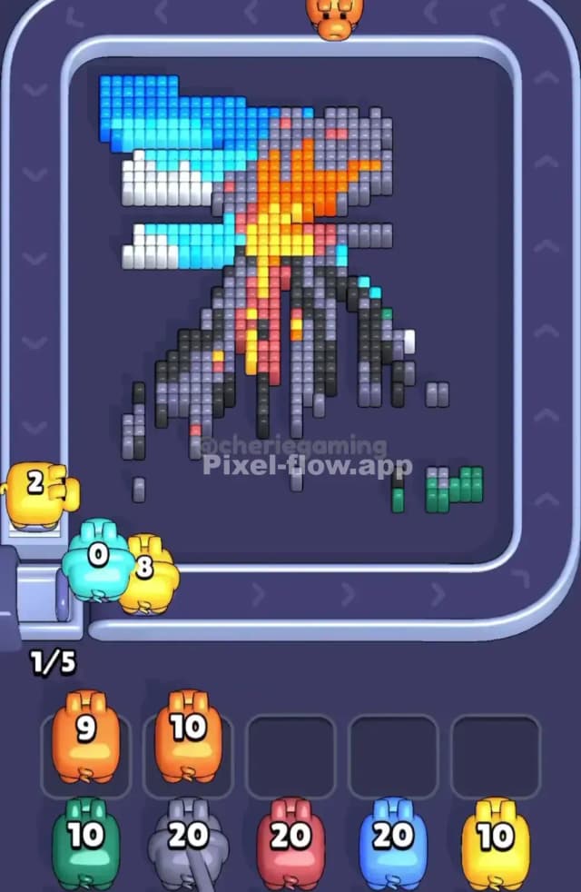 Pixel Flow Level 1897 Solution 2