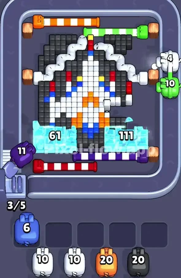 Pixel Flow Level 348 Solution 1