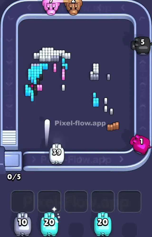 Pixel Flow Level 1113 Solution 3