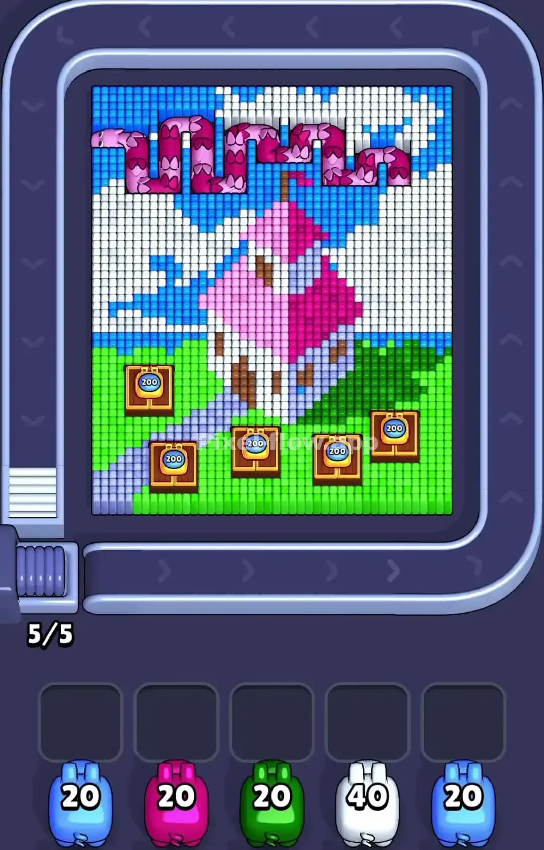 Pixel Flow Level 1249 Screenshot