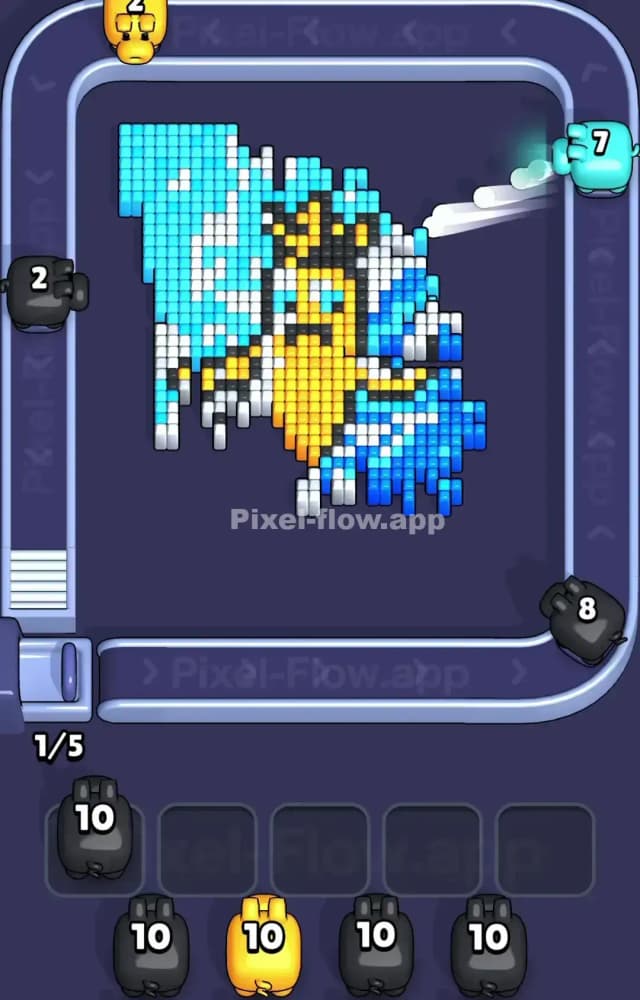 Pixel Flow Level 1451 Solution 1