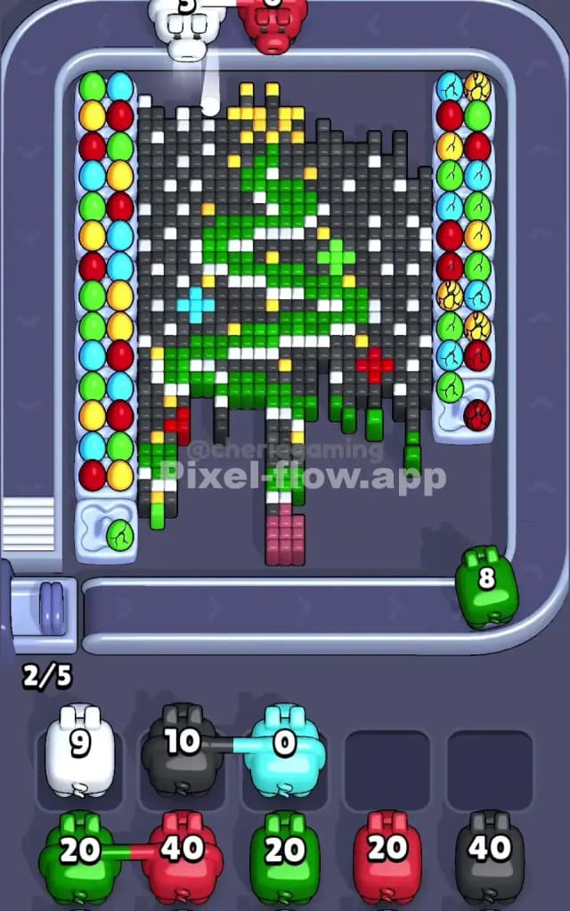 Pixel Flow Level 182 Solution 1