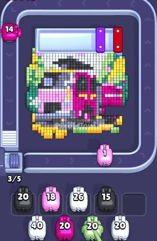 Pixel Flow Level 1730 Solution 1