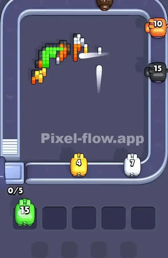 Pixel Flow Level 418 Solution 3