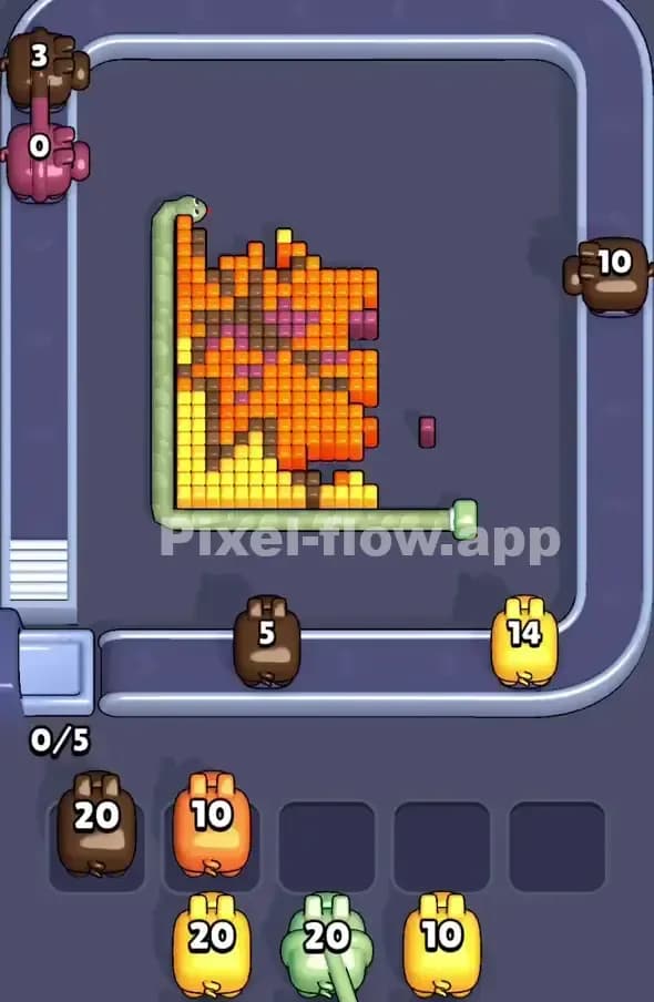 Pixel Flow Level 400 Solution 2