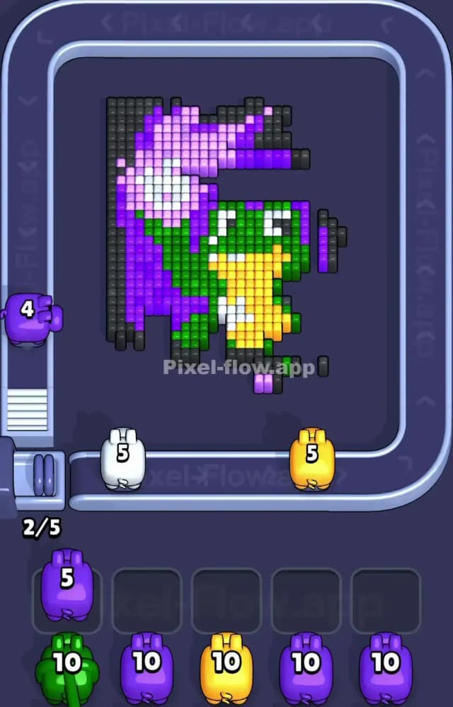 Pixel Flow Level 1121 Solution 2