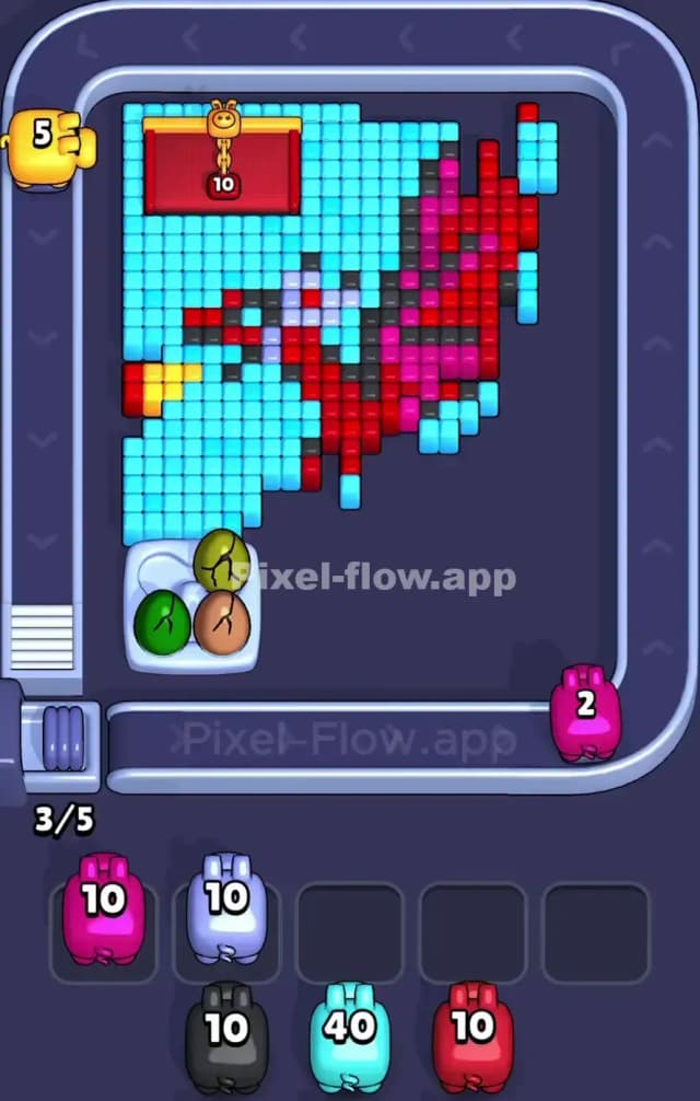 Pixel Flow Level 902 Solution 1