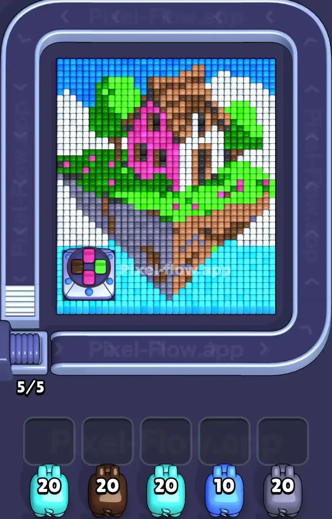 Pixel Flow Level 1377 Screenshot