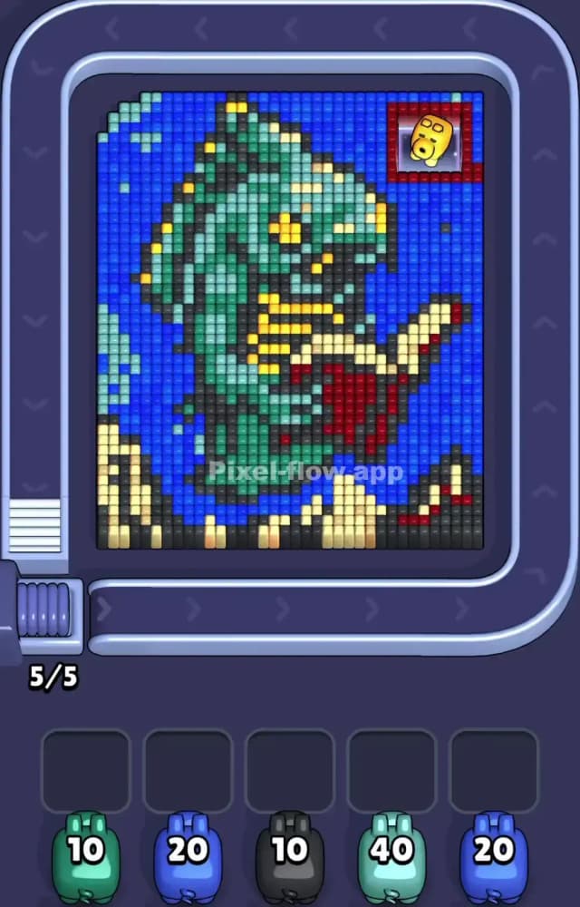 Pixel Flow Level 1112 Gameplay