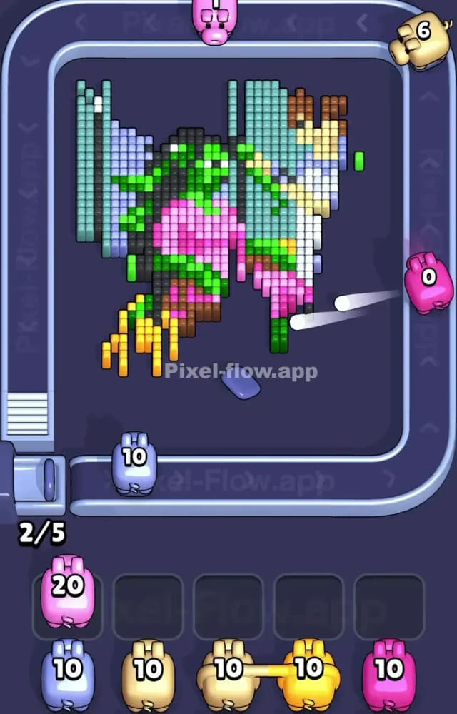 Pixel Flow Level 1156 Solution 2