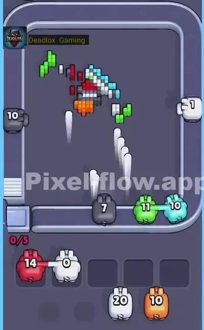 Pixel Flow Level 457 Solution 3