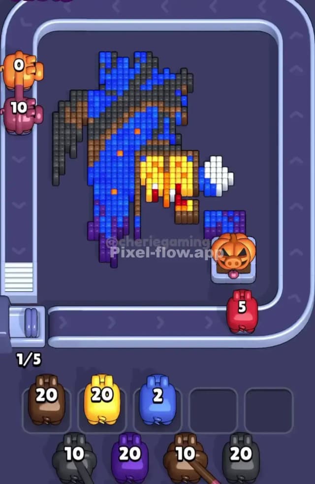 Pixel Flow Level 1710 Solution 2
