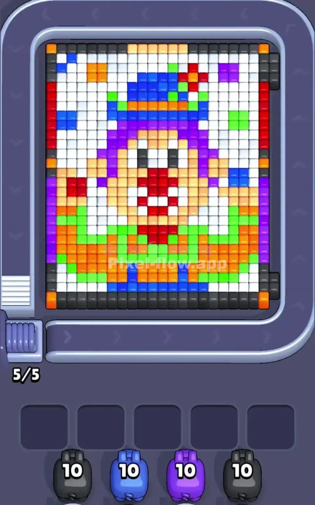 Pixel Flow Level 454 Gameplay