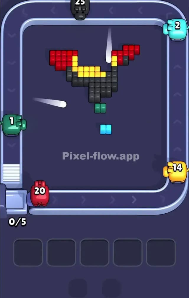 Pixel Flow Level 901 Solution 2