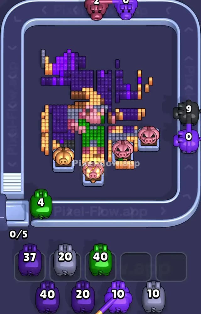 Pixel Flow Level 1589 Solution 2