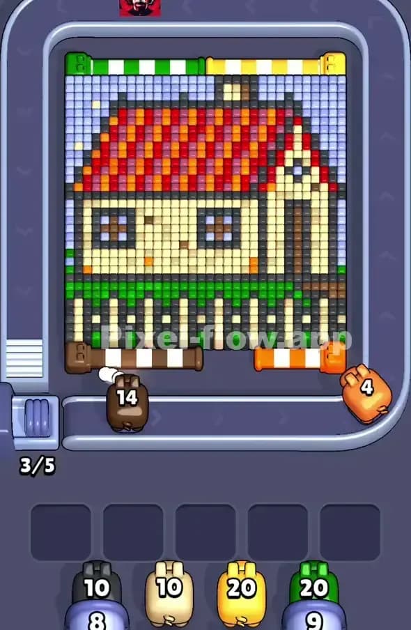 Pixel Flow Level 347 Screenshot