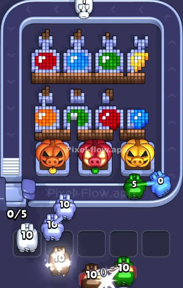 Pixel Flow Level 844 Solution 1