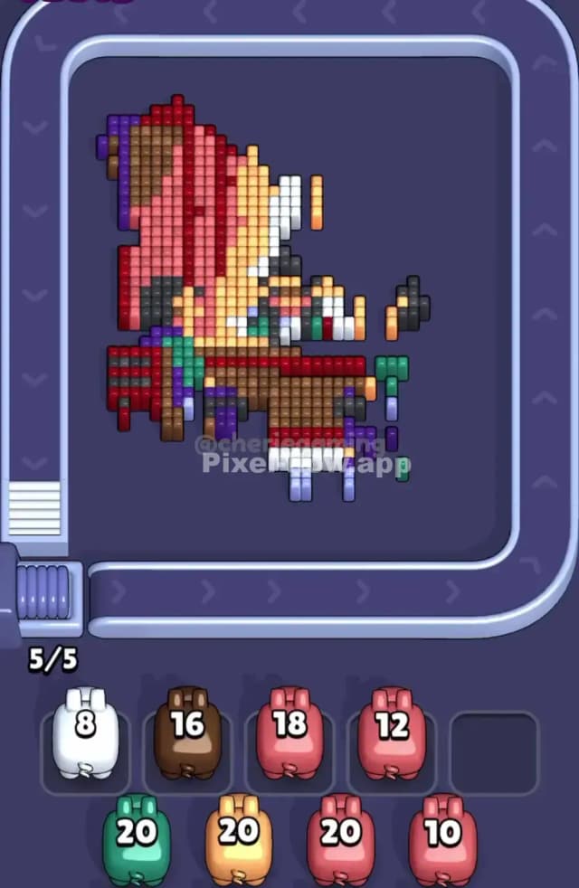 Pixel Flow Level 1622 Solution 2