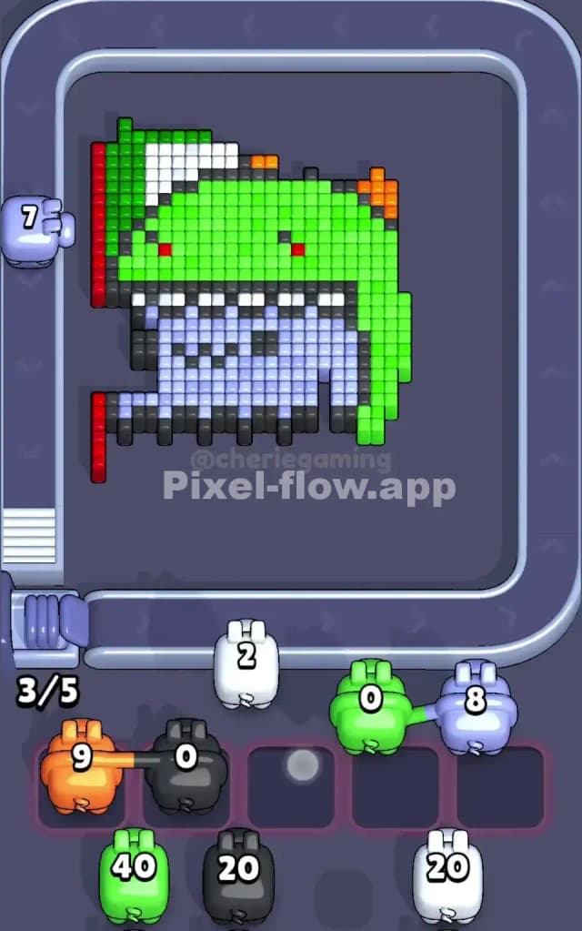 Pixel Flow Level 233 Solution 2