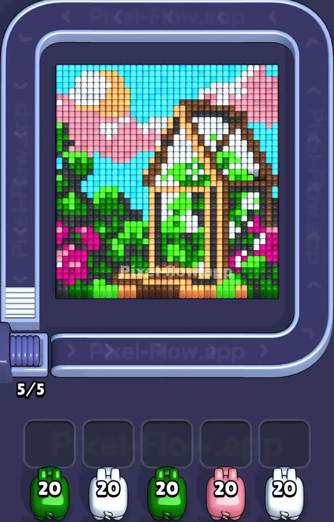 Pixel Flow Level 1357 Screenshot